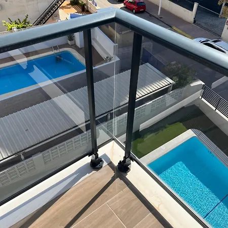 Playa Gandia - Nowy Z Basenem, 350 M Od Plazy Apartment *